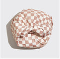 Kitsch Terracotta Checker Shower Cap