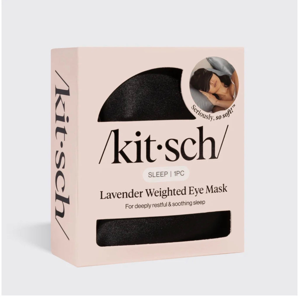 Kitsch Lavender Scented Satin Weighted Eye Mask